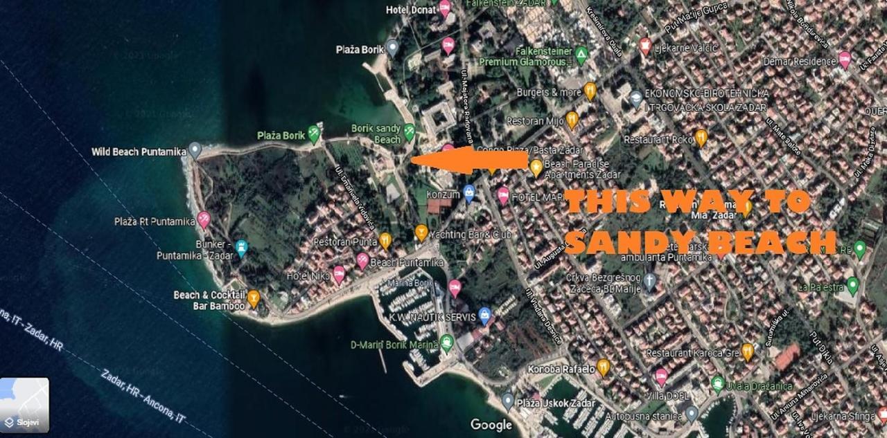 Beach Paradise Premium Apartment Zadar Exterior photo